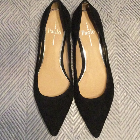 Linea Paolo 6.5 black suede shoes for women - Picture 5 of 8